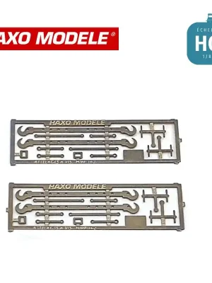 Günstig | Attelages à vis économiques 2 paires en kit HO Haxo Modèle HM44052