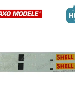 Direkt bestellen | Déco citerne "SHELL" wagon SNCF Ep III HO Haxo Modèle HM44059