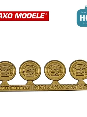 Top-Deal | Macarons SNCF en relief lettres grasses 4 pcs HO Haxo Modèle HM44065