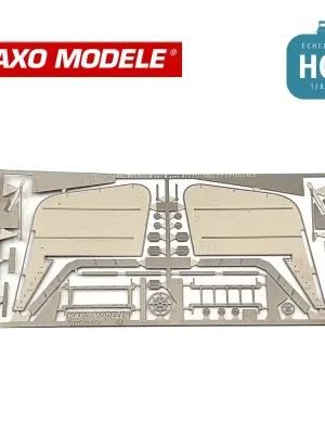 Ecrans pare-fumée nervurés pour 141R Jouef ou Rivarossi HO Haxo Modèle HM44069 - Zeitlich begrenzt