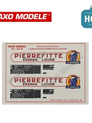 Extra-Rabatt - Déco citerne "Pierrefitte" tête de Gaulois SNCF Ep III HO Haxo Modèle HM44148