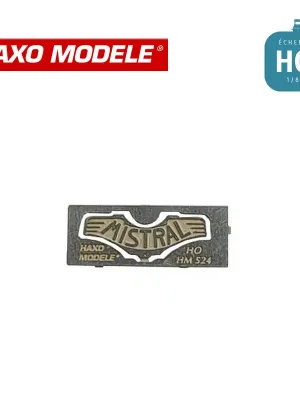 Beliebt | Plaque frontale MISTRAL ancienne HO Haxo Modèle HM44157