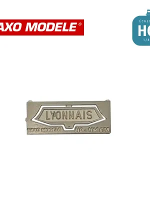 Begrenzte Stückzahl | Plaque frontale LYONNAIS moderne (année 70) HO Haxo Modèle HM44167