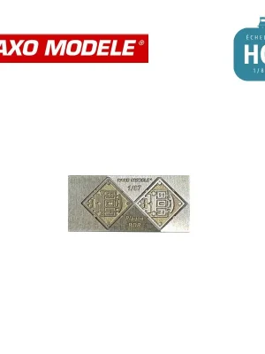 Sehr gefragt | Plaques constructeur "BDR" locotracteur 2 pcs HO Haxo Modèle HM44175
