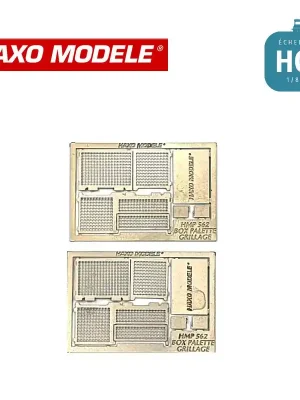 Günstig | Containers type Box palettes grillagés 2 pcs HO Haxo Modèle HM47065