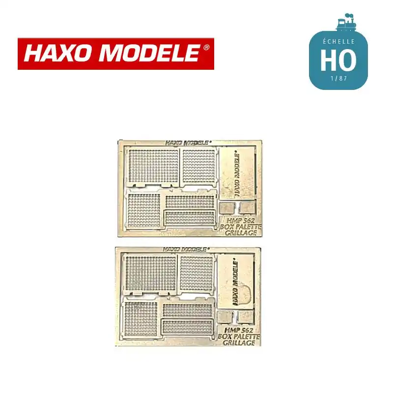 Günstig | Containers type Box palettes grillagés 2 pcs HO Haxo Modèle HM47065