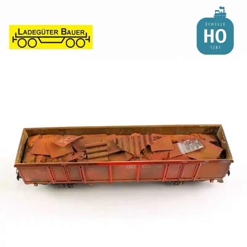 Blechzuschnitte für Eaos-Wagen H0 Ladegüter Bauer H01248 | Hammerpreis