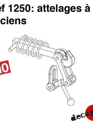 Antike Schraubenkupplungen H0 Decapod 1250 | Nur heute