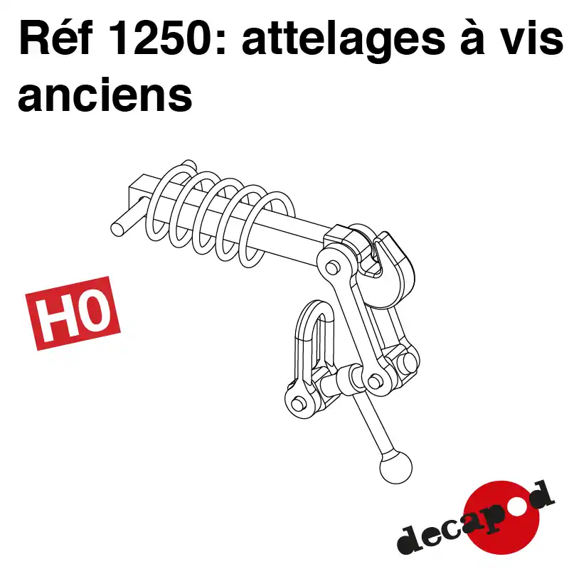Antike Schraubenkupplungen H0 Decapod 1250 | Nur heute