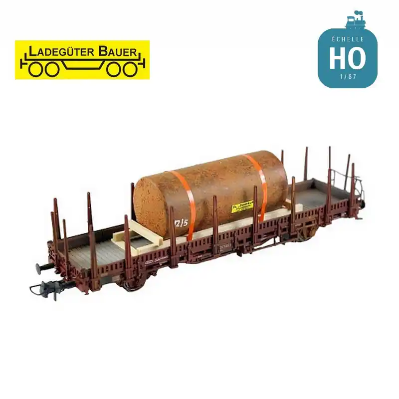 Markenqualität - Kleiner Tank H0 Ladegüter Bauer H01253