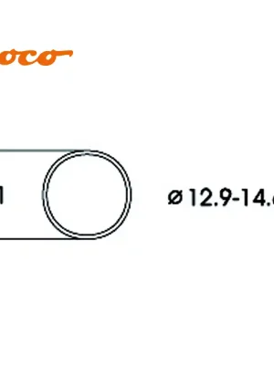 Bandages d’adhérence 12,9 - 14,6 mm CC Roco HO 40070 | Premium-Qualität