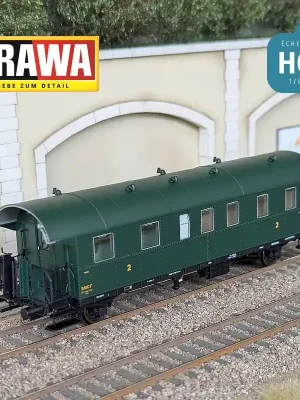 Voiture voyageur "Boîte à Tonnerre" B5 1/2 tmfp 2ème classe SNCF Ep III HO Brawa 46716 - Nur diese Woche