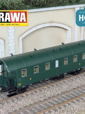 Voiture voyageur "Boîte à Tonnerre" B6 tmfp 2ème classe SNCF Ep III HO Brawa 46718 - Sonderpreis