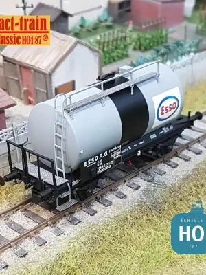 Wagon citerne DB 30m3 Uedinger Esso Ep IV HO Exact-Train EX20612 - Zeitlich begrenzt