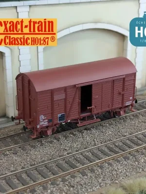 Wagon couvert Oppeln SNCF rouge boite essieux SKF Ep IV HO Exact-train EX20784 - Meistverkauft
