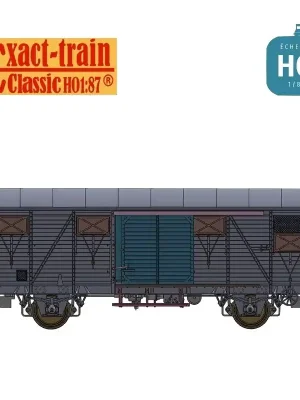 Letzte Chance - Wagon couvert Gs SNCF EUROP orange Ep IV HO Exact-train EX20923