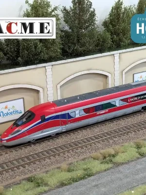 Top-Angebot | Rame ETR 400 Frecciarossa 1000 Paris-Milan (8 éléments) Trenitalia EP VI Analogique HO ACME 70205