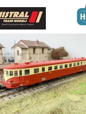 Preisknaller | Autorail diesel de Dietrich X-3715 SNCF Ep IV Analogique HO MISTRAL 21-05-S003