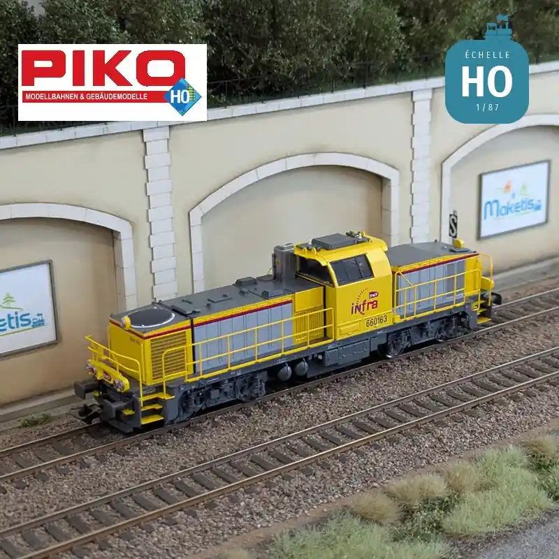Locomotive diesel BB 60163 INFRA SNCF Ep VI Digital sonore HO Piko 96494 | Rabatt