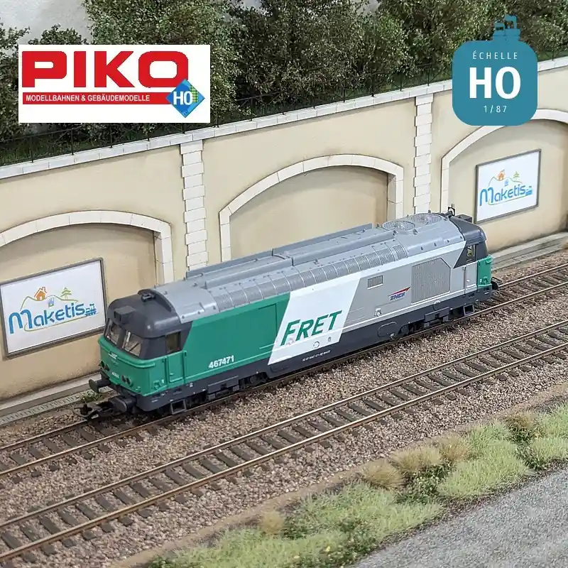 Locomotive Diesel BB 67400 «Adieu aux BB 67400 FRET» SNCF Ep V Analogique HO Piko P96152 | Sonderangebot