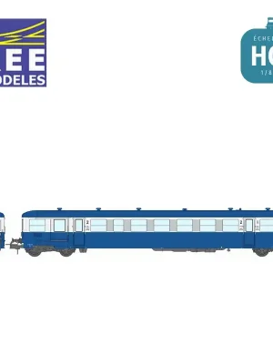 Beliebt | Remorque autorail XR-8274 Dijon Modernisée Bleue SNCF EP IV-V HO REE VB-447
