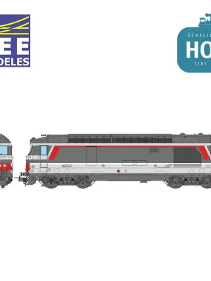 Auf Lager | Locomotive diesel BB 67547 Nevers SNCF EP V-VI Analogique HO REE MB-251