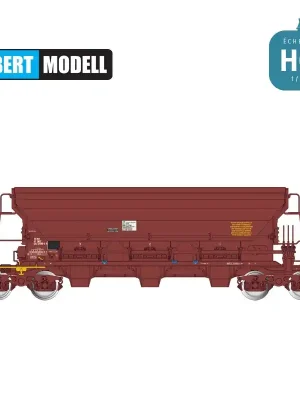 Zertifiziert | Wagon trémie type Tads bogies Y25 moulés SNCF Ep V HO Albert Modell 082003