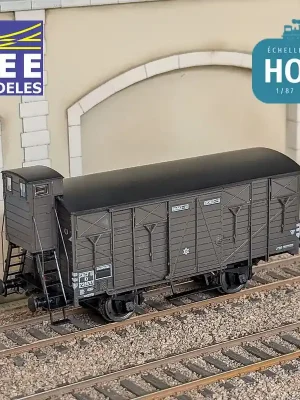 Bestellbar | Wagon couvert OCEM 19 SNCF SudOuest SNCF EP IIIb HO REE WB-691