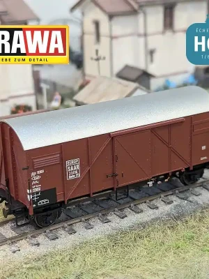 Wagon couvert type Gmhs35 "EUROP" SAAR Ep III HO Brawa 50728 - Neu hinzugefügt