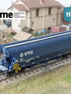 Fast ausverkauft - Wagon céréalier Tagnpps 102m³ VTG bleu Ep VI HO NME 504630