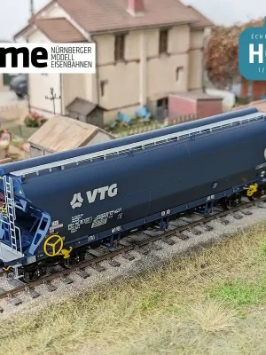 Auf Lager - Wagon céréalier Tagnpps 102m³ VTG bleu Ep VI HO NME 506631