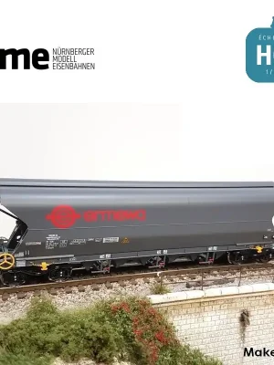 Rabatt | Wagon céréalier Tagnpps 101m³ ERMEWA gris foncé Ep VI HO NME 512632