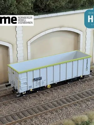 Wagon tombereau Eamnos 57m³ CAPTRAIN gris clair Ep VI HO NME 542605 - Abverkauf