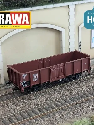 Rabatt | Offener Güterwagen UIC II Typ Omm55 DB Europ, Epoche III, Maßstab HO, Brawa 50059