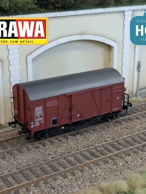 Sonderpreis - Wagon couvert type Kf "EUROP" SNCF Ep III HO Brawa 50750