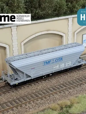 Extra-Rabatt - Wagon céréalier Uagpps 80m3 NACCO-TMF-CITA gris Ep VI HO NME 517604