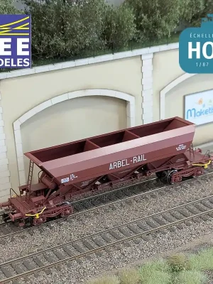 Wagon trémie type Ex "ARBEL-RAIL" SNCF Ep IV HO REE WB-860 | Neu im Sortiment