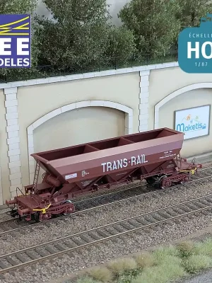 Bewährte Qualität - Wagon trémie type Ex "TRANS-RAIL" SNCF Ep IV HO REE WB-865