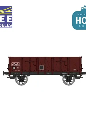 Wagon tombereau Ludwigshafen caisse en métal SNCF Ep III HO REE WB-917 - Preisknaller