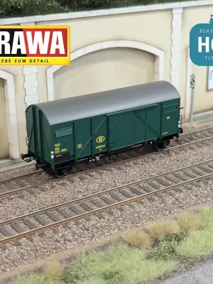 Qualitätsprodukt - Wagon couvert type Gmhs SNCB Ep III HO Brawa 51183