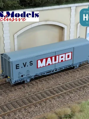 Wagon couvert EVS type Hbis gris MAURO parois planes Ep IV-V HO LS Models 30692 | Letzte Stücke