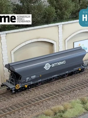 Direkt vom Hersteller - Wagon céréalier Tagnpps 101m3 ERMEWA gris foncé Ep VI HO NME 514613