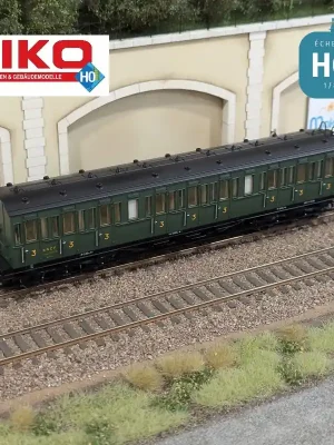 Voiture voyageurs à compartiments 3ème classe SNCF Ep III HO Piko 53329 | Jetzt kaufen