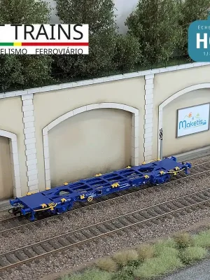 Abverkauf - Wagon multimodal type Lgnss 45 CONTINENTAL RAIL Ep VI HO PT TRAINS 100150