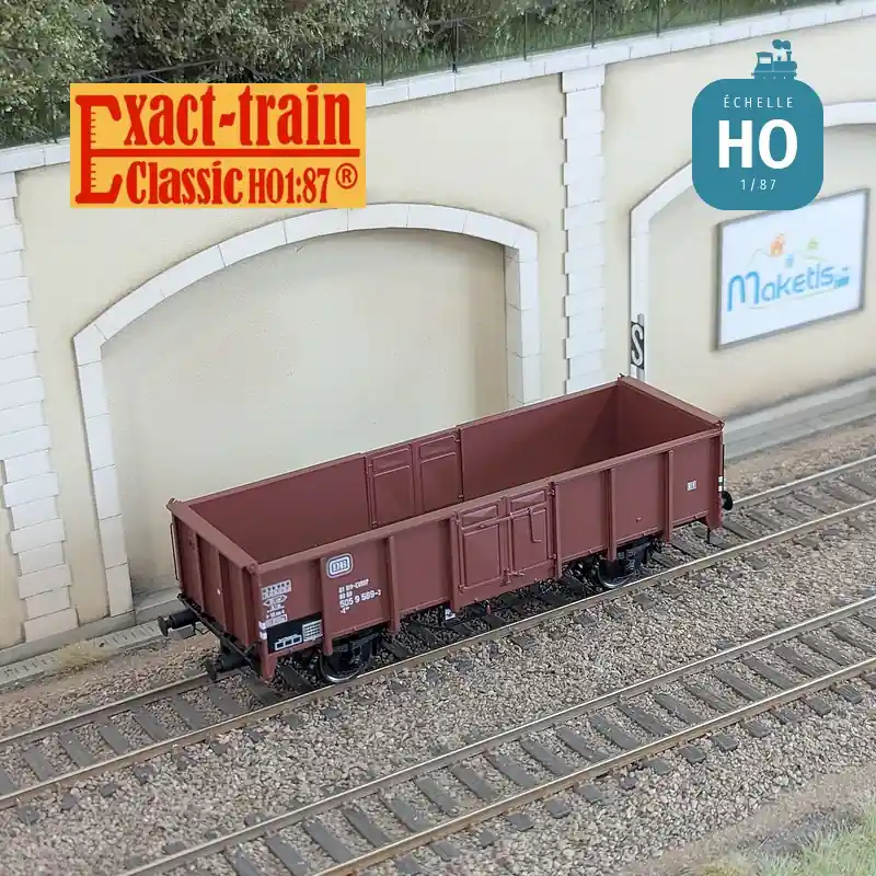 Wagon tombereau UIC II type E039 EUROP DB Ep IVb HO Exact-Train EX23913 - Topseller