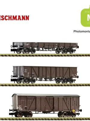Geprüfte Qualität | Set de 3 wagons de marchandises SNCF Ep III N Fleischmann 6660167