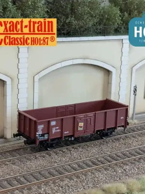 Begrenztes Angebot | Wagon tombereau UIC II type E040 EUROP DB Ep IVa HO Exact-Train EX23918