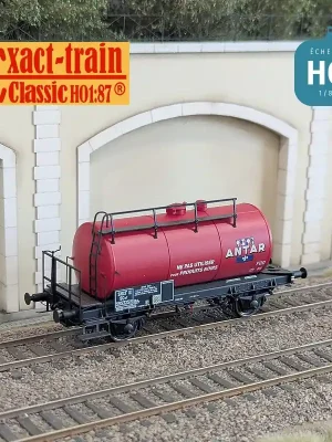 Sicher bezahlen - Wagon citerne 24m3 orange ANTAR SNCF Ep III HO Exact-Train EX20535