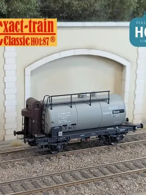 Jetzt sichern - Wagon citerne 24m3 C.GW.C.M. SIPD Loué a Esso SNCF Ep III HO Exact-Train EX20536