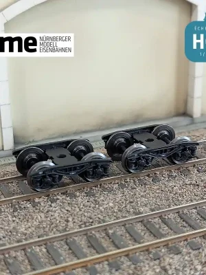 Schnelle Zustellung - Bogie avec essieux type Y25 Lsdif-KC1 (2 pcs) HO NME 960001